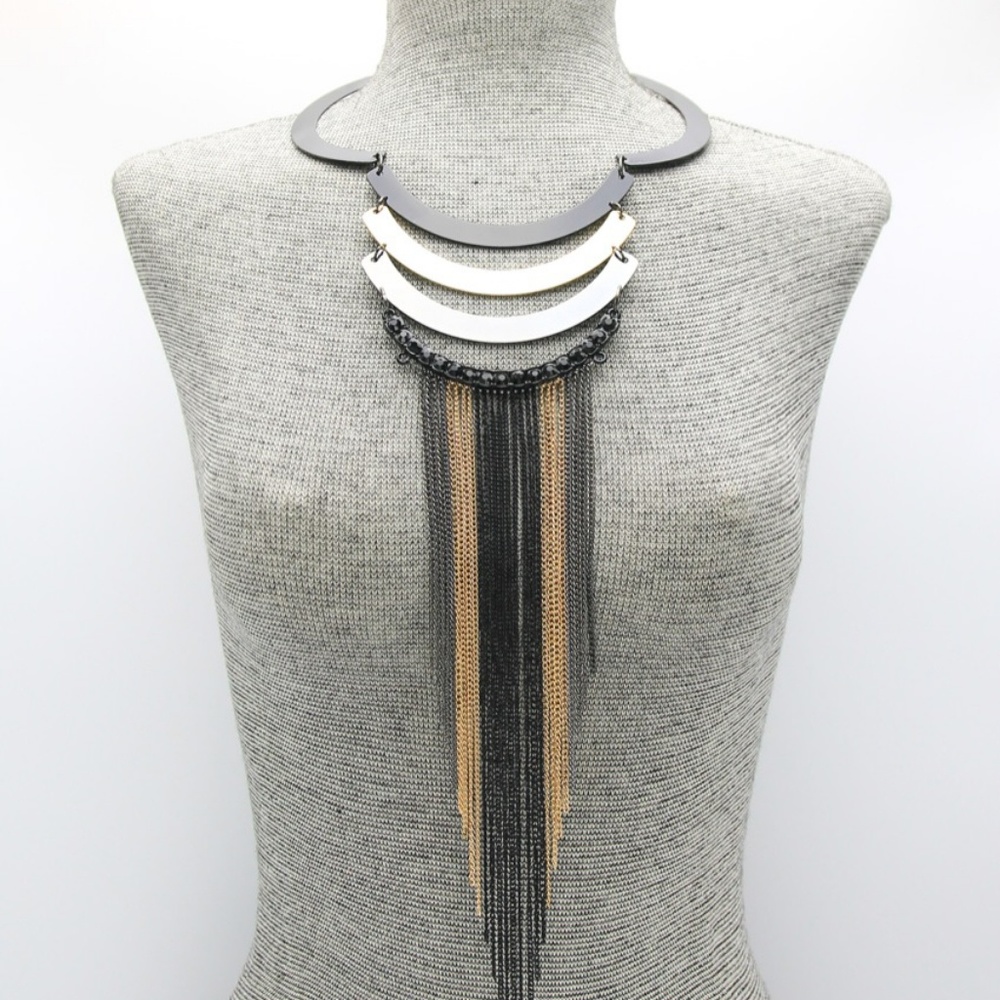 Tess Fringe Collar Necklace